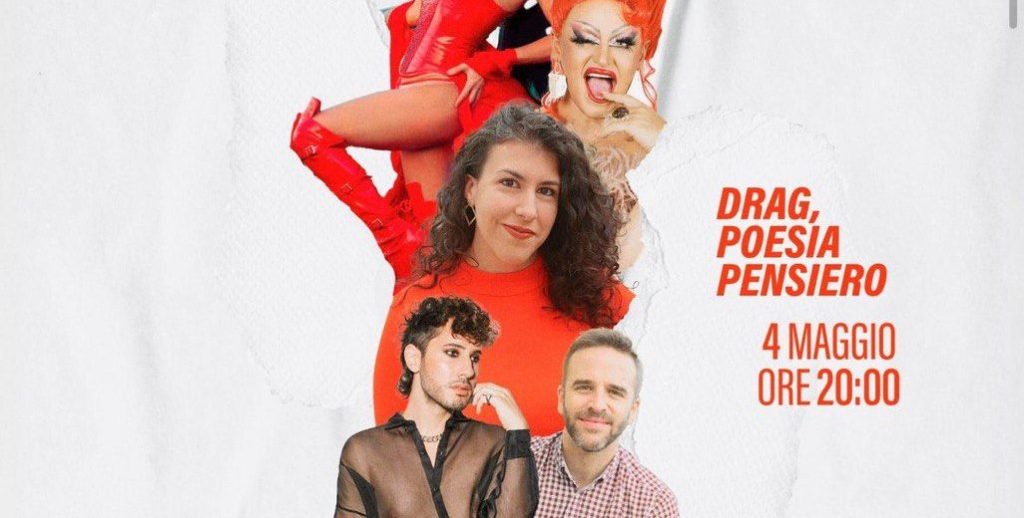 Cantares Queer: Drag, Poesia, Pensiero – 4 mayo,&nbsp;20:00